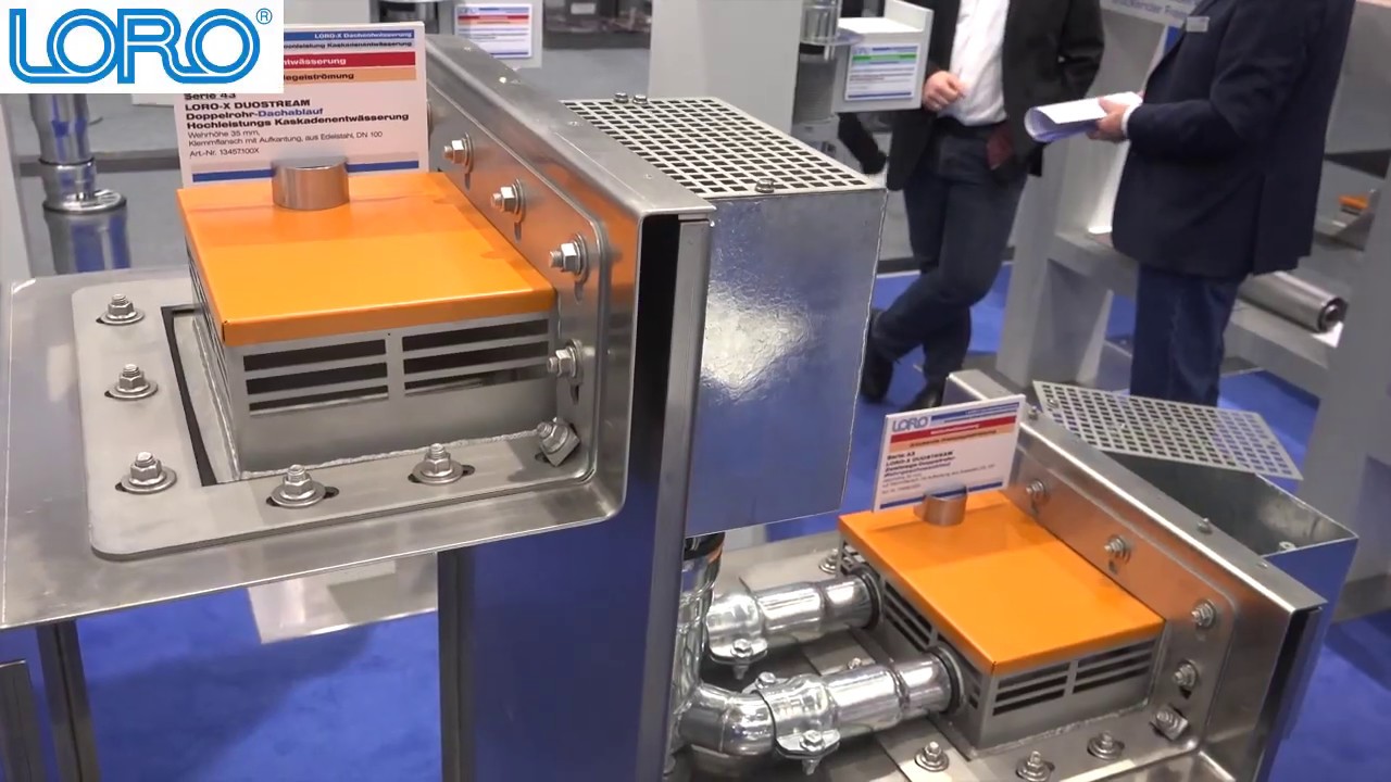 Миниатюра: LORO-X системи за отводняване на покриви на изложението BAU 2019