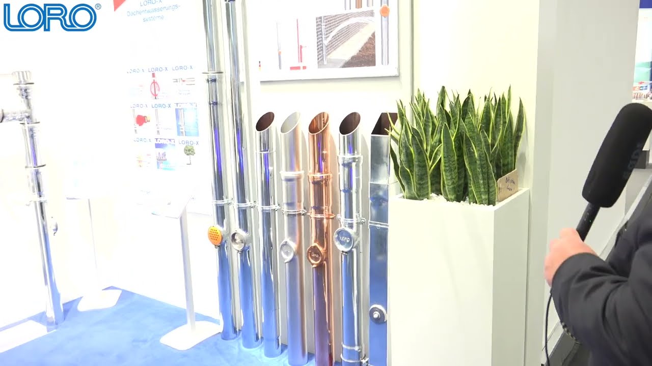 Миниатюра: LORO-X водосточни тръби на изложението Dach und Holz 2022